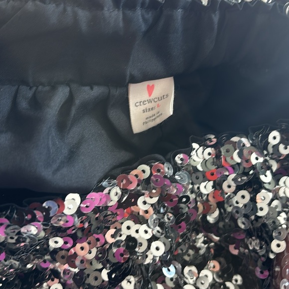 EUC Crewcuts Silver Sequin Skirt size L - Picture 2 of 3